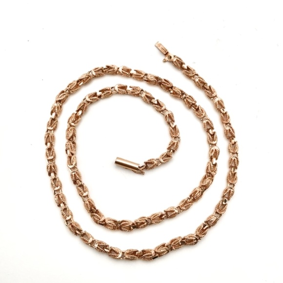 14k Turkish Rope Chain Necklace HEAVY Solid Gold - Picture 3 of 5